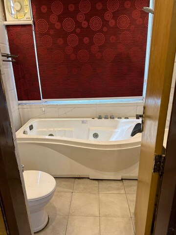 Bathroom in 2 BHK Apartment at Panchsheel Park – for Rent