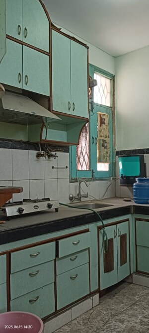 Kitchen in 3 BHK Builder Floor at Ardee City, Sector 52 – for Sale