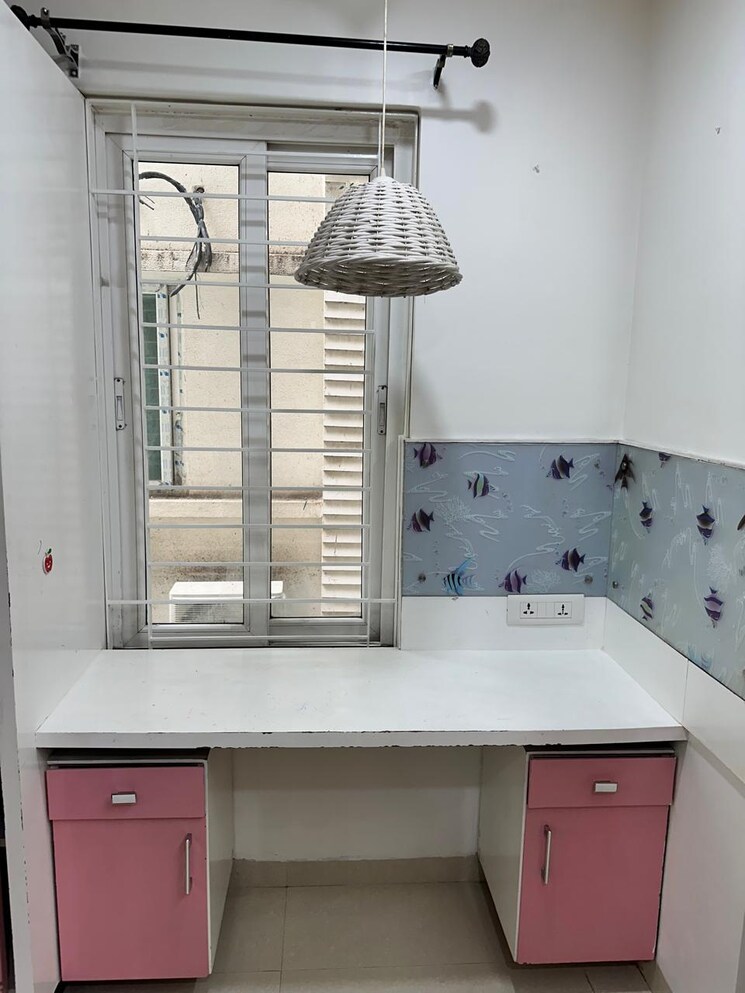 Kitchen, svc-tree-walk 3 Bedroom 2050 Sq.Ft. Apartment In Kondapur Hyderabad 8830421