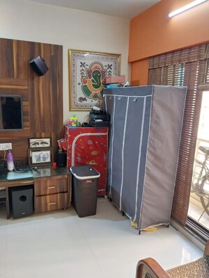 Living Room in 1 BHK Apartment at Prakruti Pearl, Ghodbunder Road – for Sale