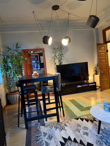 Living Room in 4 BHK Apartment at Quest End, Cuffe Parade – for Sale