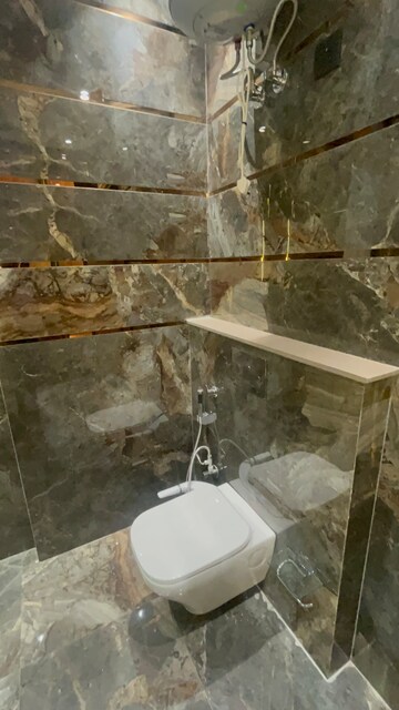 Attached Bathroom in 4 BHK Builder Floor at Sushant Lok I – for Sale