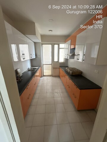 Kitchen in 4 BHK Apartment at BPTP Park Serene, Sector 37d – for Rent