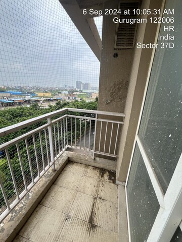 Balcony in 4 BHK Apartment at BPTP Park Serene, Sector 37d – for Rent