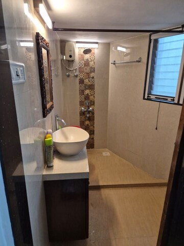 Bathroom in 1 BHK Apartment at Bandra West – for Rent