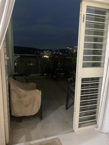Balcony in 3 BHK Apartment at Ganga Legend, Bavdhan – for Rent