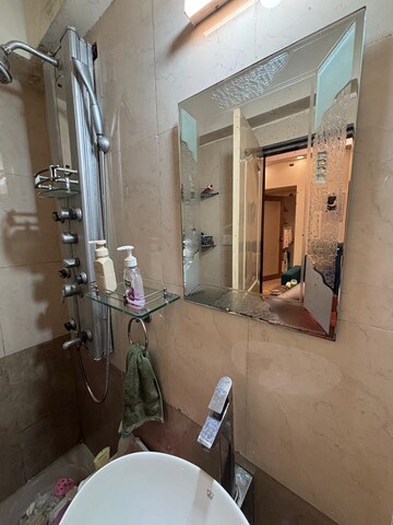 Bathroom in 1 BHK Apartment at Khar West – for Rent