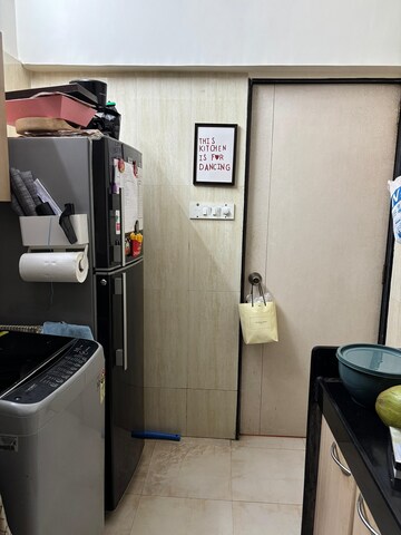 Kitchen in 1 BHK Apartment at Khar West – for Rent