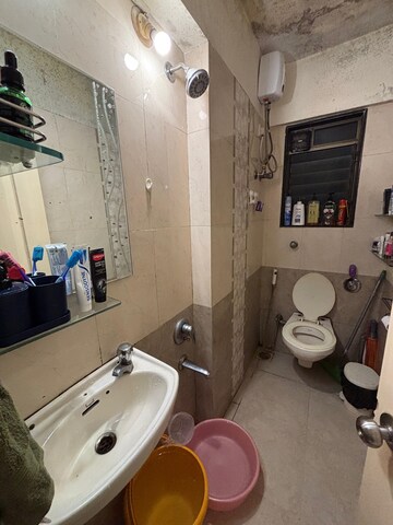 Bathroom in 1 BHK Apartment at Khar West – for Rent