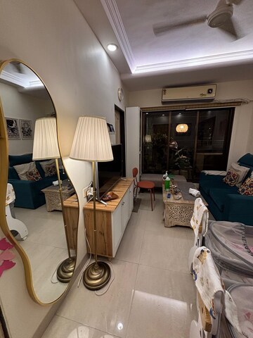 Living Room in 1 BHK Apartment at Khar West – for Rent