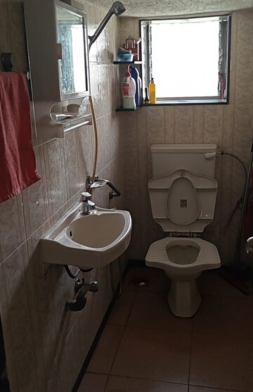 Bathroom in 2 BHK Apartment at Bandra West – for Rent