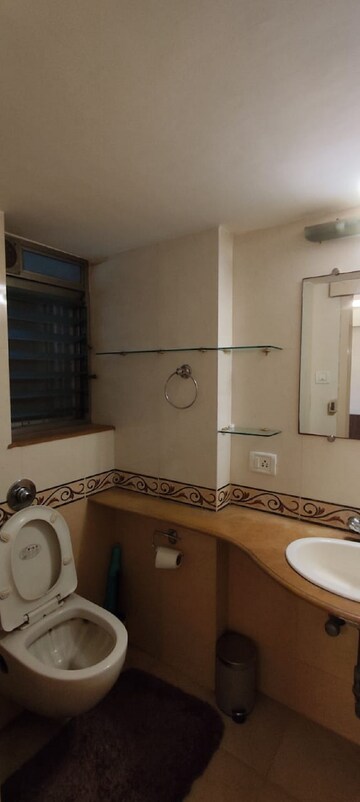Bathroom in 2 BHK Apartment at Bandra West – for Rent