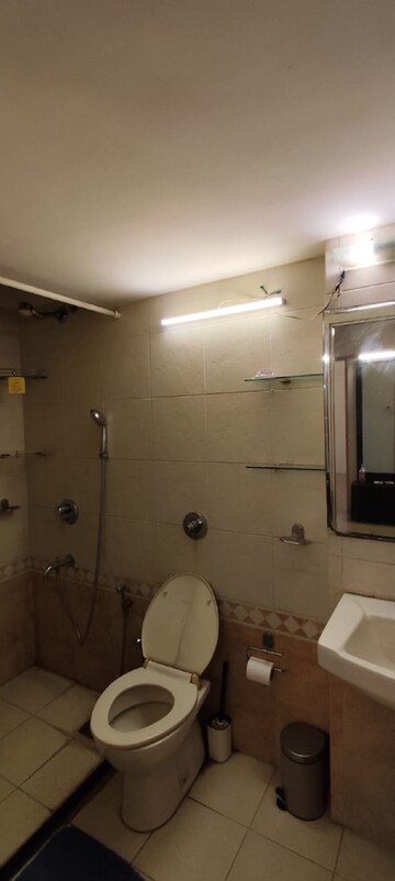 Bathroom in 2 BHK Apartment at Bandra West – for Rent