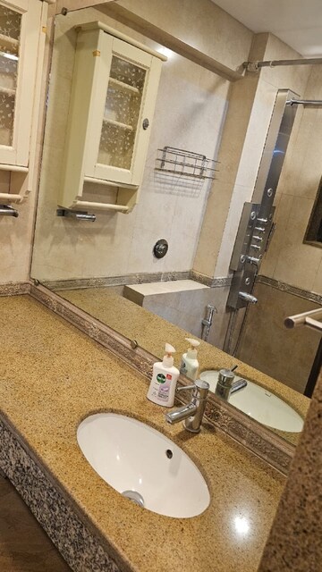 Bathroom in 3 BHK Apartment at Khar West – for Rent