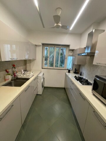 Kitchen in 3 BHK Apartment at Bandra West – for Rent