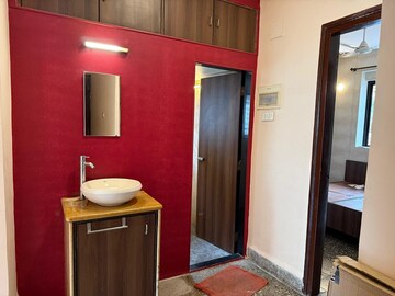 Bathroom in 1 BHK Apartment at Bandra West – for Rent