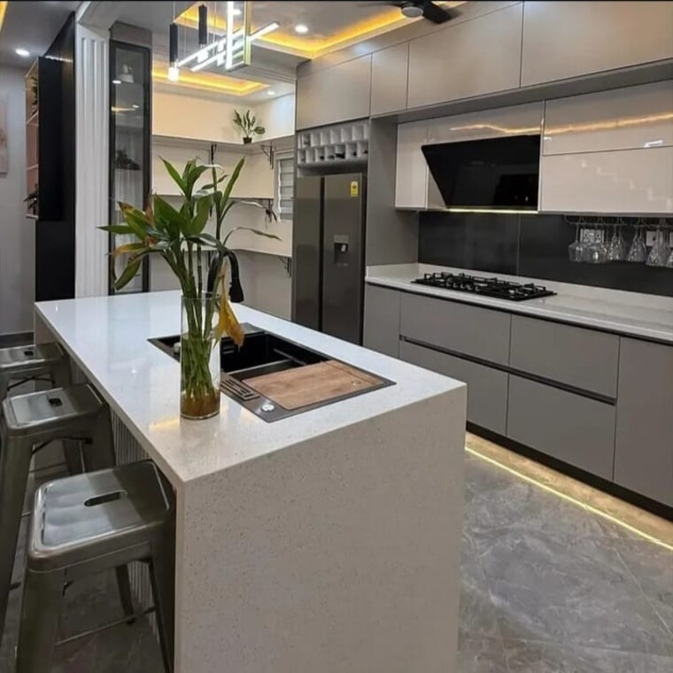 Kitchen, sector 33 3 Bedroom 3060 Sq.Ft. Builder Floor In Sector 33 Faridabad 8831134