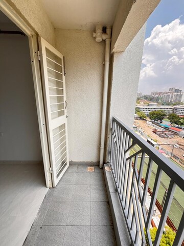 Balcony in 1 BHK Apartment at Goel Ganga Millennia, Undri – for Sale
