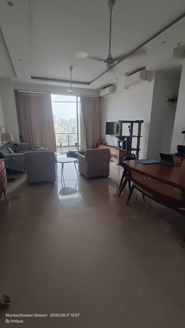 Living Room in 3 BHK Apartment at Kohinoor Square Altissimo, Dadar West – for Rent