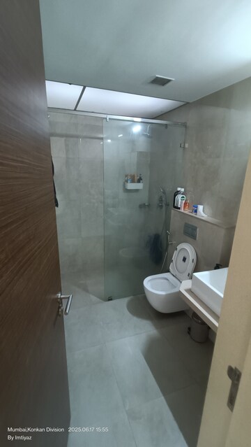 Bathroom in 3 BHK Apartment at Kohinoor Square Altissimo, Dadar West – for Rent