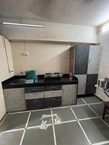 Kitchen in 1 BHK Apartment at Shree Kolungade CHS, Uthalsar – for Sale