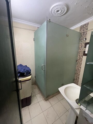 Bathroom in 3 BHK Builder Floor at Mansarover Garden – for Rent