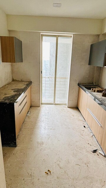 Kitchen in 1 BHK Apartment at Ruparel Elara, Kandivali West – for Rent