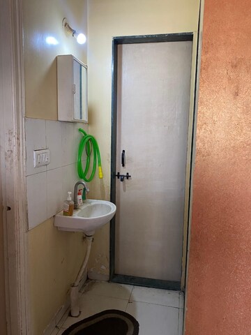 Bathroom in 1 BHK Apartment at Greenfield Society, Hadapsar – for Rent