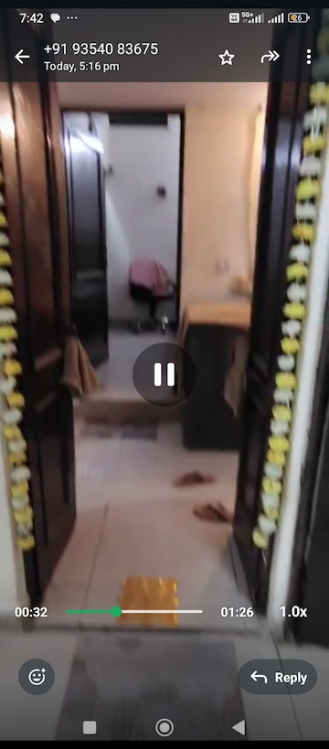 Bedroom in 2 BHK Independent House at Sector 20 – for Rent
