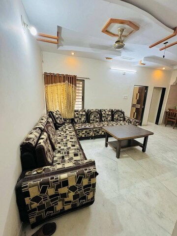 Living Room in 3 BHK Apartment at Bodakdev – for Rent