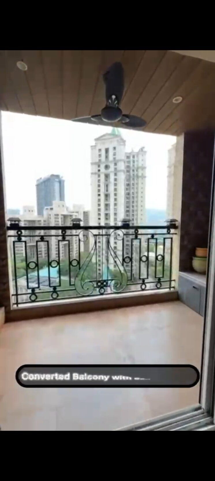 Balcony, hiranandani-meadows 3 Bedroom 1260 Sq.Ft. Apartment In Manpada Thane 8833040