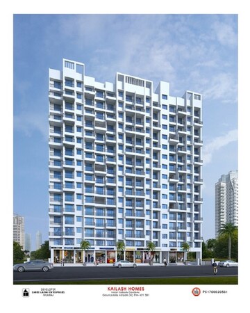 2 BHK Apartment – Exterior View View at Laxmi Kailash Garden , Kalyan West - for Sale