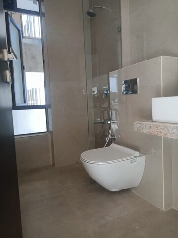 Bathroom in 1 BHK Apartment at Kolte Patil Vaayu, Dahisar West – for Rent