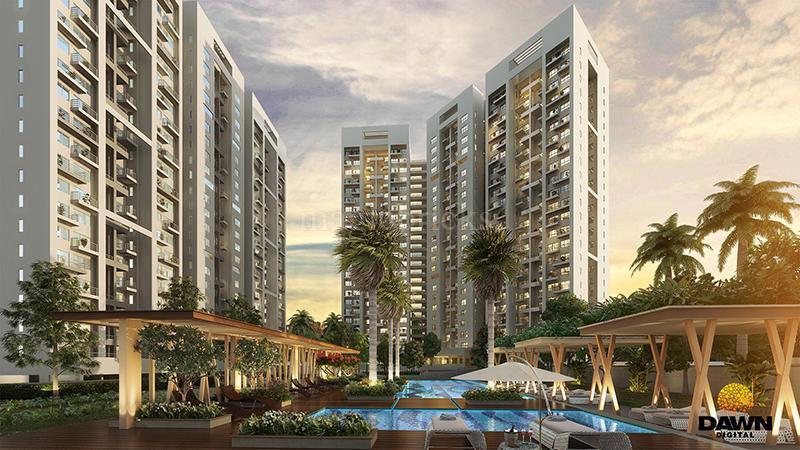 3 BHK + Servant Room 1230 Sq.Ft. Apartment in Godrej Infinity