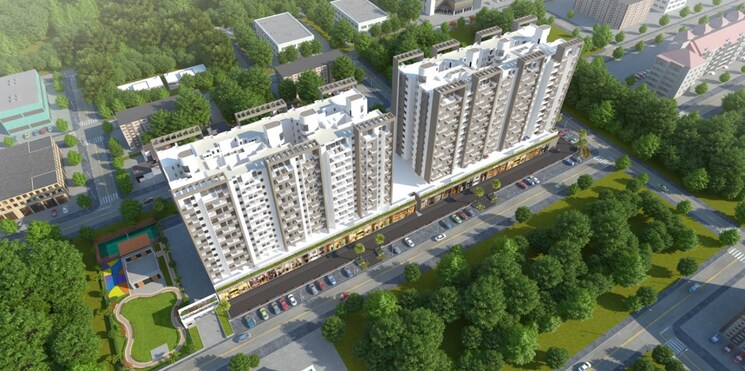 Exterior View, mantra-insignia 2 Bedroom 985 Sq.Ft. Apartment In Mundhwa Pune 8833141
