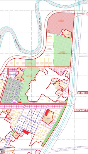  Plot – Map Location View at Sultanpur Road - for Sale