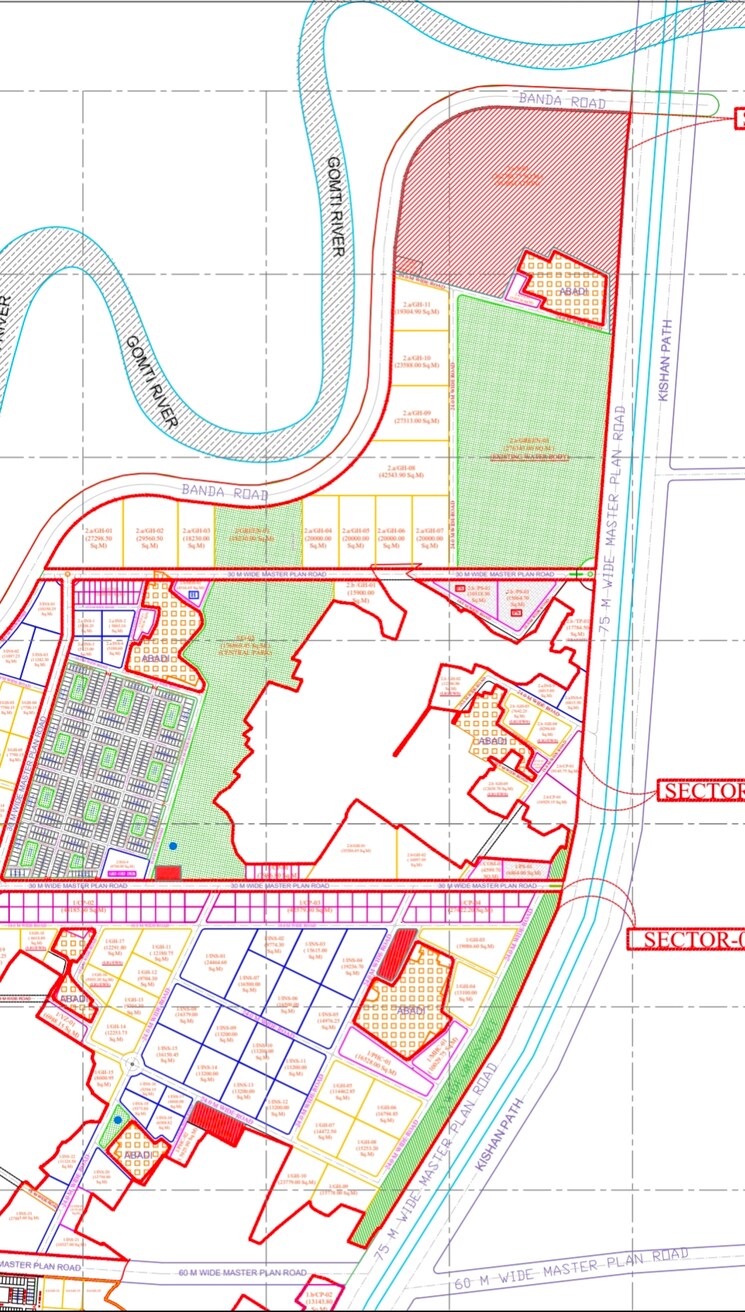 Map Location, sultanpur road  27200 Sq.Ft. Plot In Sultanpur Road Lucknow 8833204