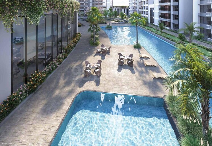 Swimming Pool, bren-zahara 2 Bedroom 1224 Sq.Ft. Apartment In Off Sarjapur Road Bangalore 8833356