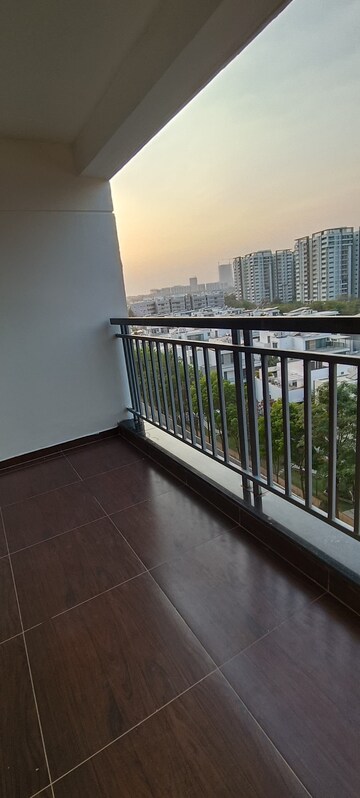 Balcony in 3 BHK Apartment at Rajapushpa Regalia, Kokapet – for Sale