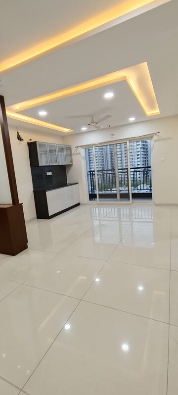 Living Room in 3 BHK Apartment at Rajapushpa Regalia, Kokapet – for Sale