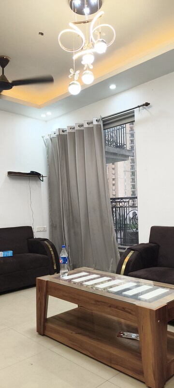 Living Room in 2 BHK Apartment at Prateek Grand Carnesia, Siddharth Vihar – for Rent