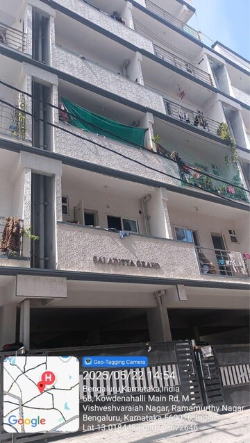 2 BHK Apartment – Exterior View View at Ramamurthy Nagar - for Rent