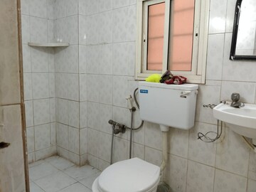 Bathroom in 2 BHK Apartment at Hiranandani Powai Park, Powai – for Rent