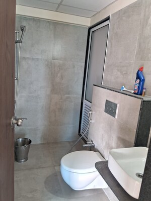 Bathroom in 2 BHK Apartment at Siddhi Highland Haven, Balkum Pada – for Sale