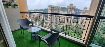 Balcony in 3 BHK Apartment at Hiranandani Glen Dale, Powai – for Rent