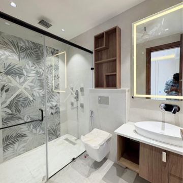 Kitchen in 4 BHK Builder Floor at Ansal API Esencia, Sector 67 – for Sale