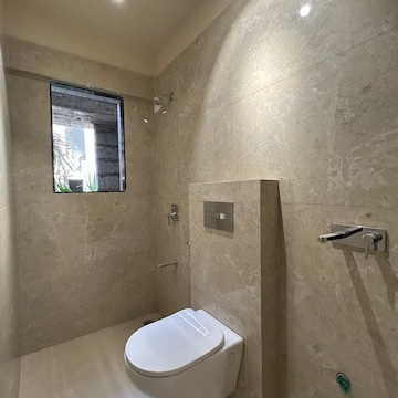 Bathroom in 2 BHK Apartment at Panch Vaibhav, Vikhroli East – for Rent
