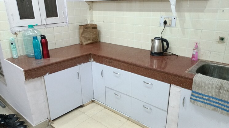 Kitchen, vaishali sector 2 1 Bedroom 530 Sq.Ft. Builder Floor In Vaishali Sector 2 Ghaziabad 8833579
