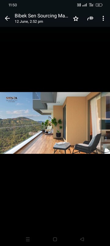 Bedroom in 2 BHK Apartment at The Prestige City, Mulund West – for Sale