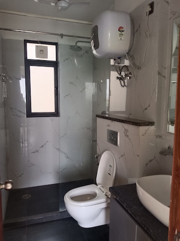 Bathroom in 3 BHK Apartment at Unitech Fresco, Sector 50 – for Rent